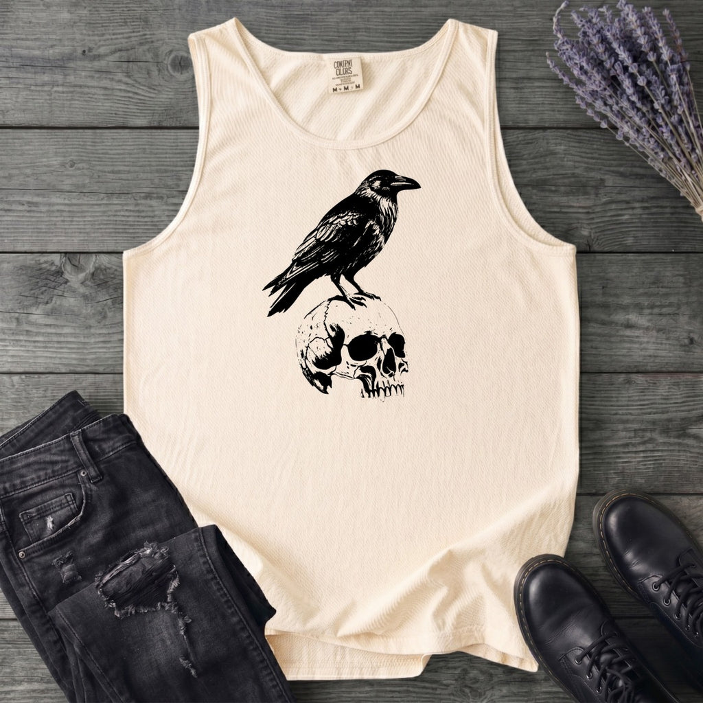 Classic Crow and Skull Tank Top