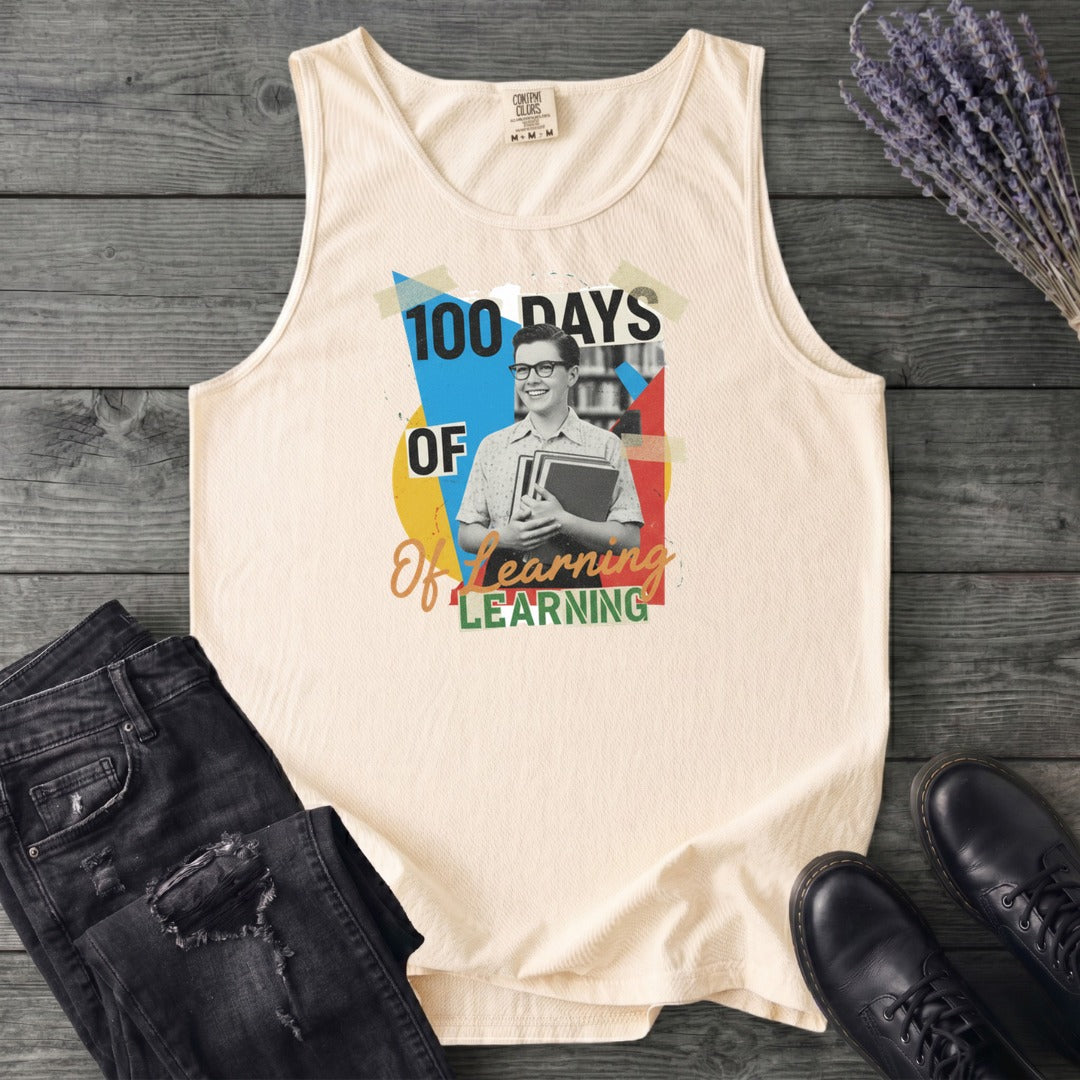Old School 100 Days Of Learning Tank Top