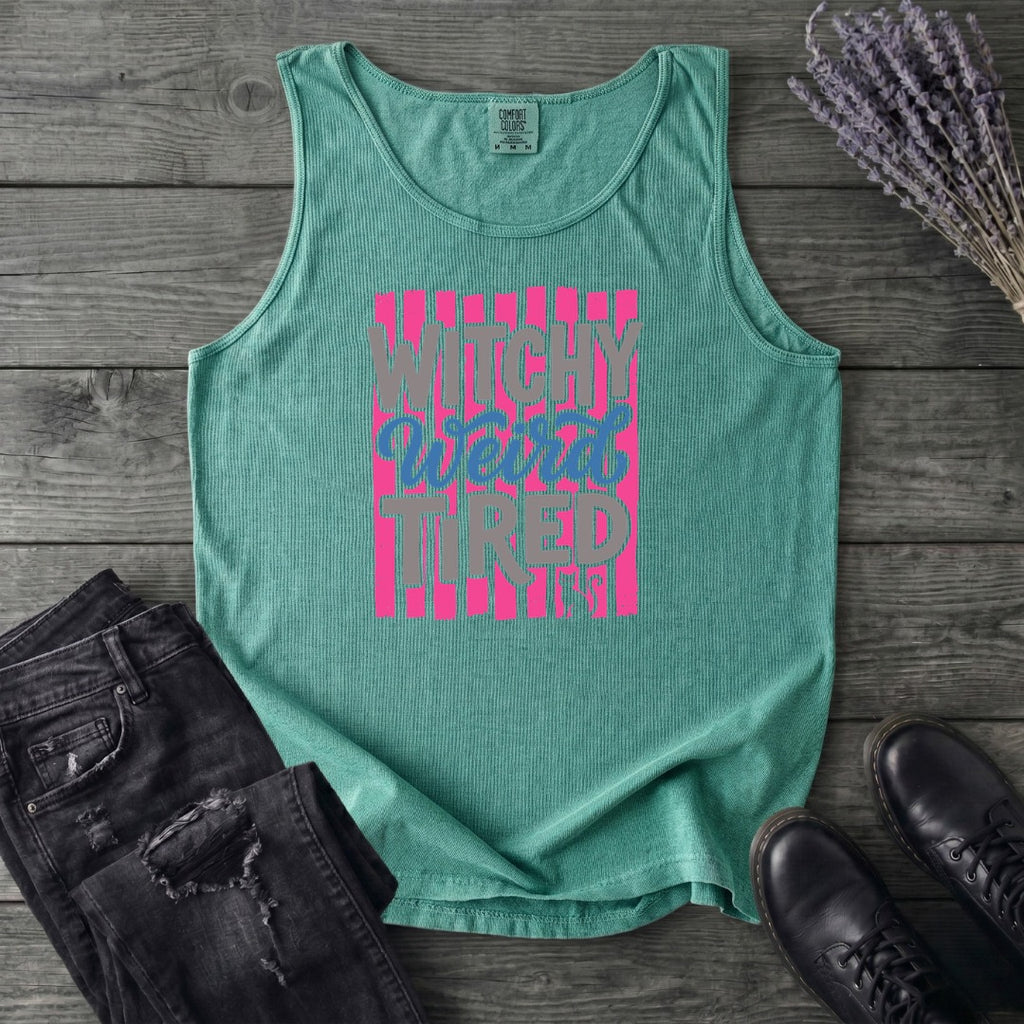 Witchy Weird Tired Tank Top