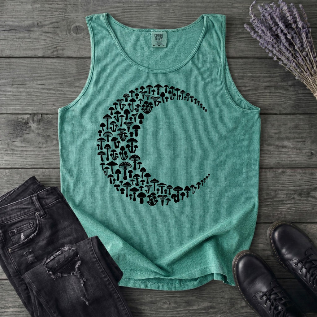 moonlit mushrooms Tank Top