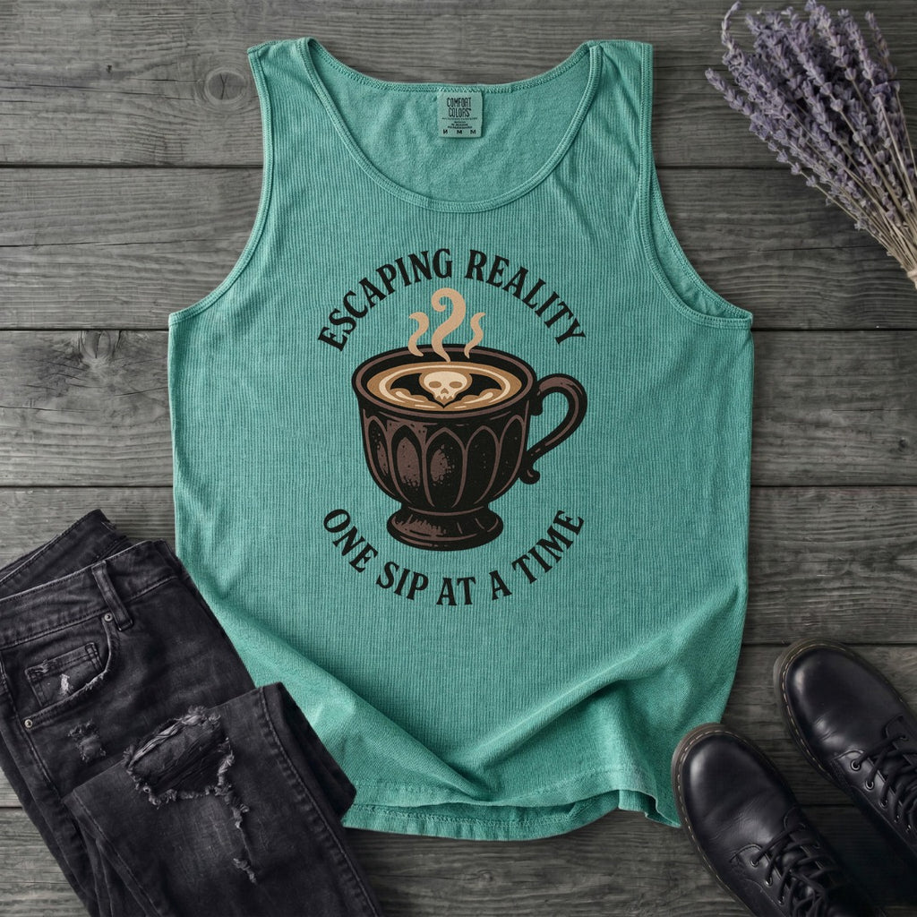 Escaping Reality One Sip At A Time Tank Top