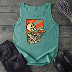 Skeleton Pumpkin Pie Grunge Tank Top