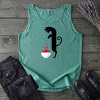 Black Cat And Cranberries Tank Top