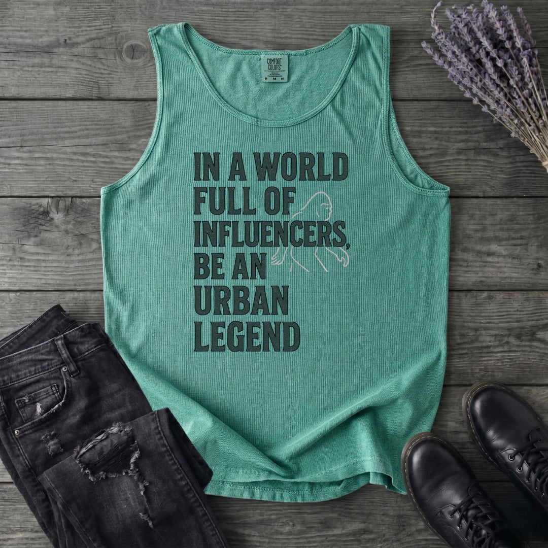 World Full Of Influencers Bigfoot Tank Top