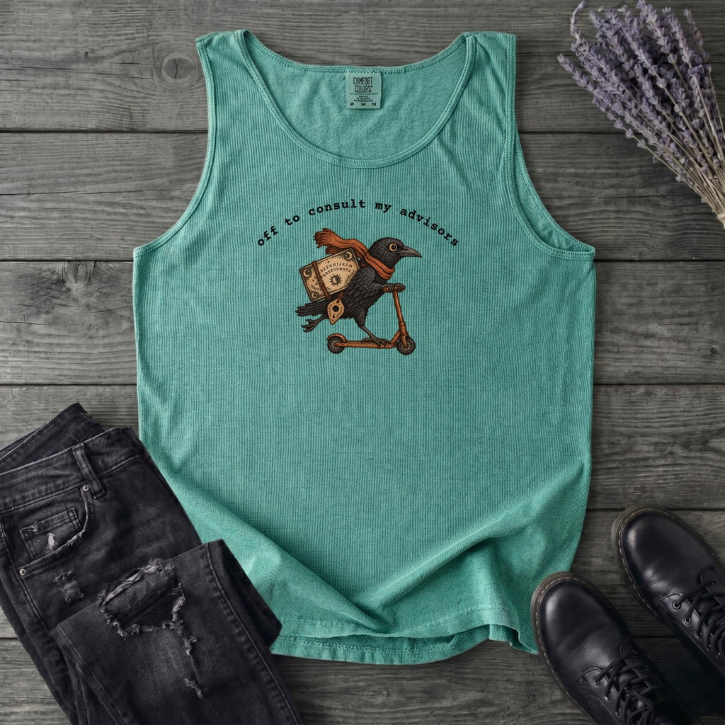 Off To Consult My Advisors Tank Top