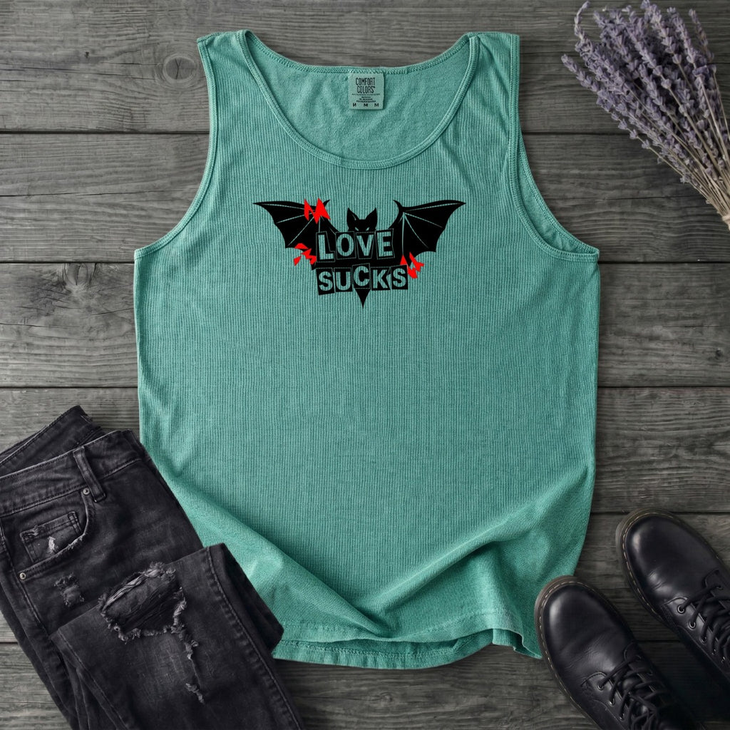 Love Sucks Punk Bat Tank Top