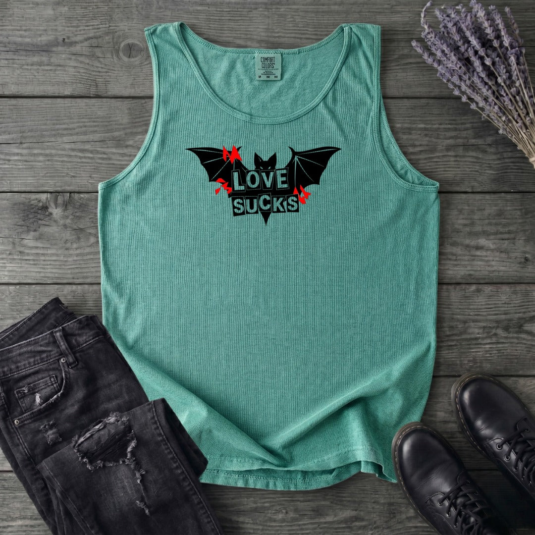 Love Sucks Punk Bat Tank Top