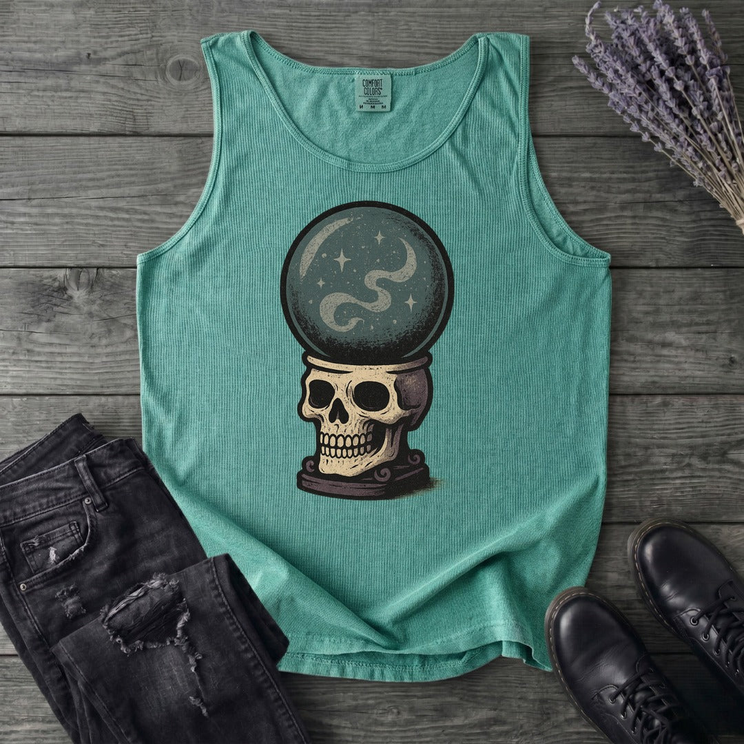 Crystal Ball Skull Tank Top