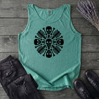 skeleton mandala Tank Top