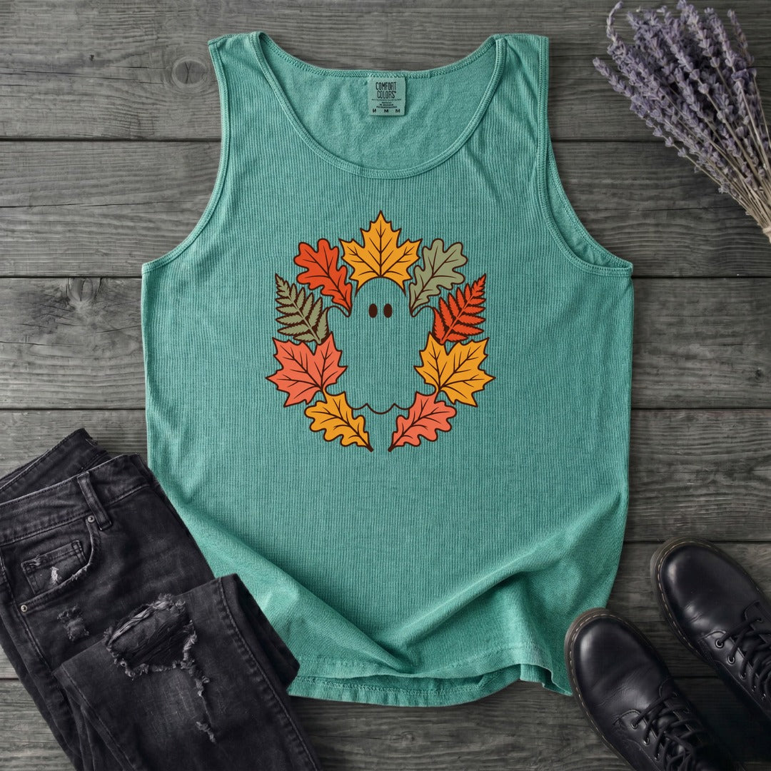 Ghost In The Leaves Tank Top