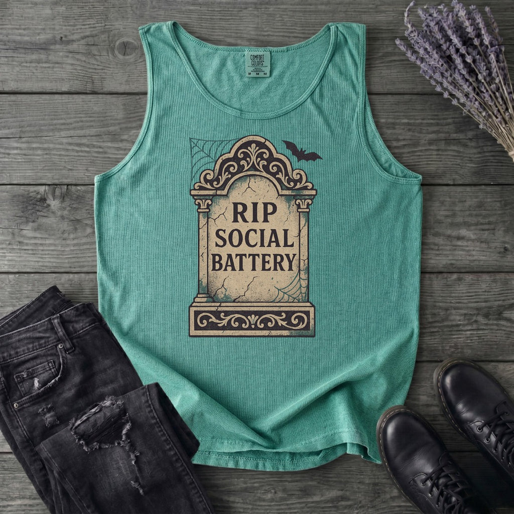 RIP Social Battery Tank Top