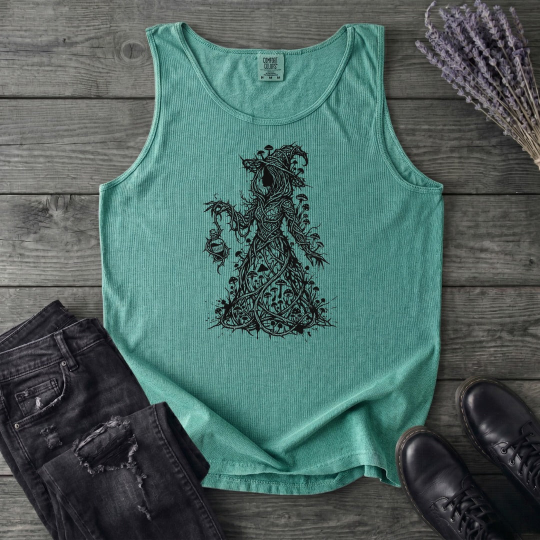 mushroom witch Tank Top