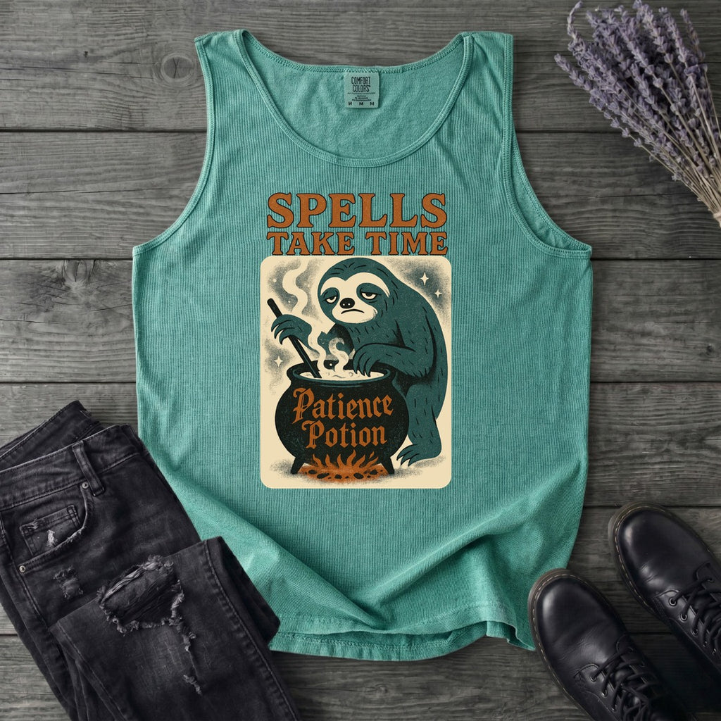Spells Take Time Tank Top