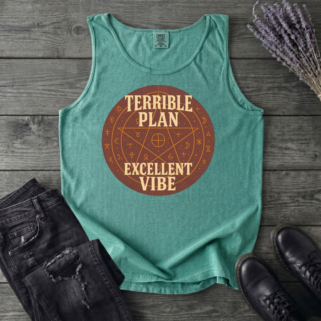 Terrible Plan Excellent Vibe Tank Top