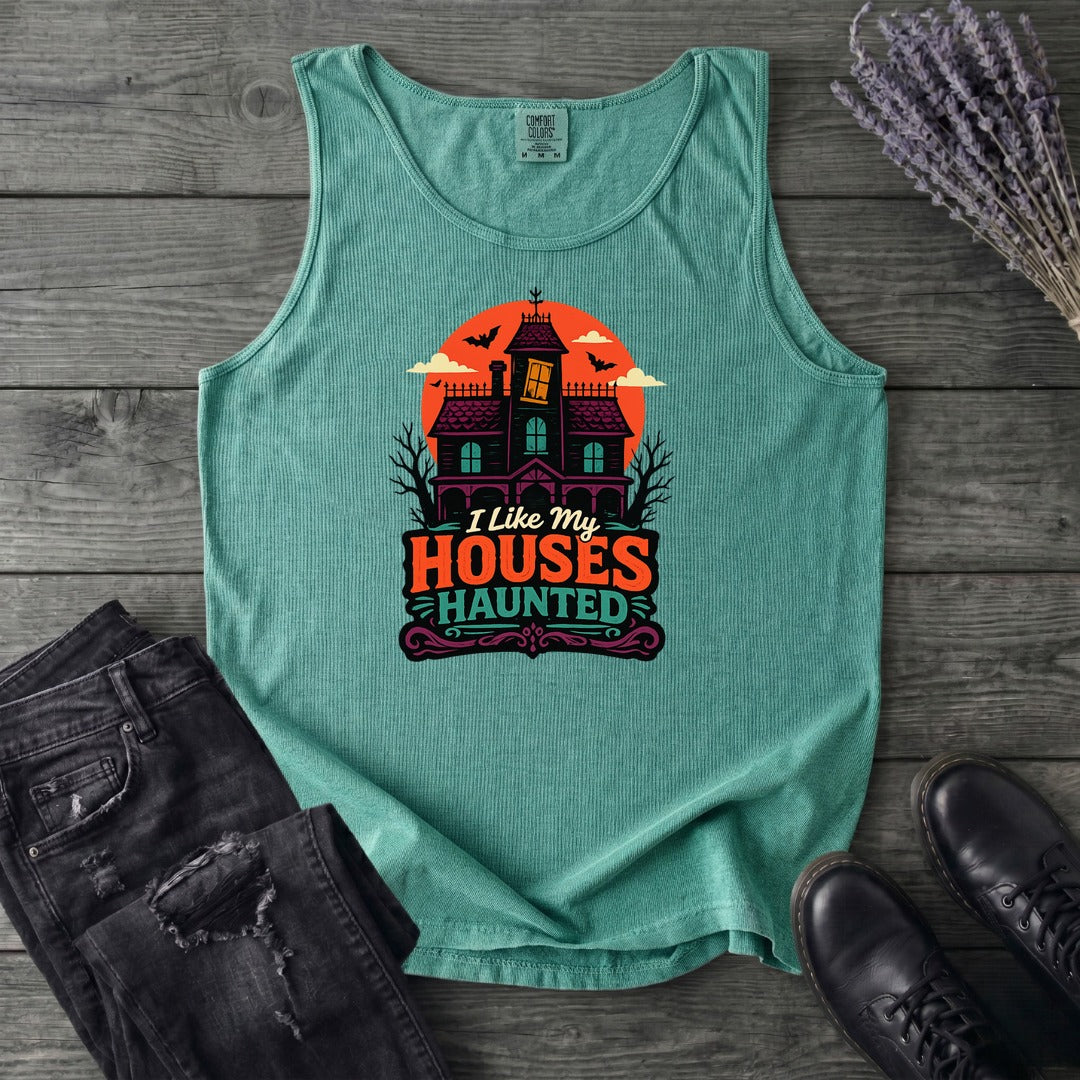I Like My Houses Haunted Tank Top