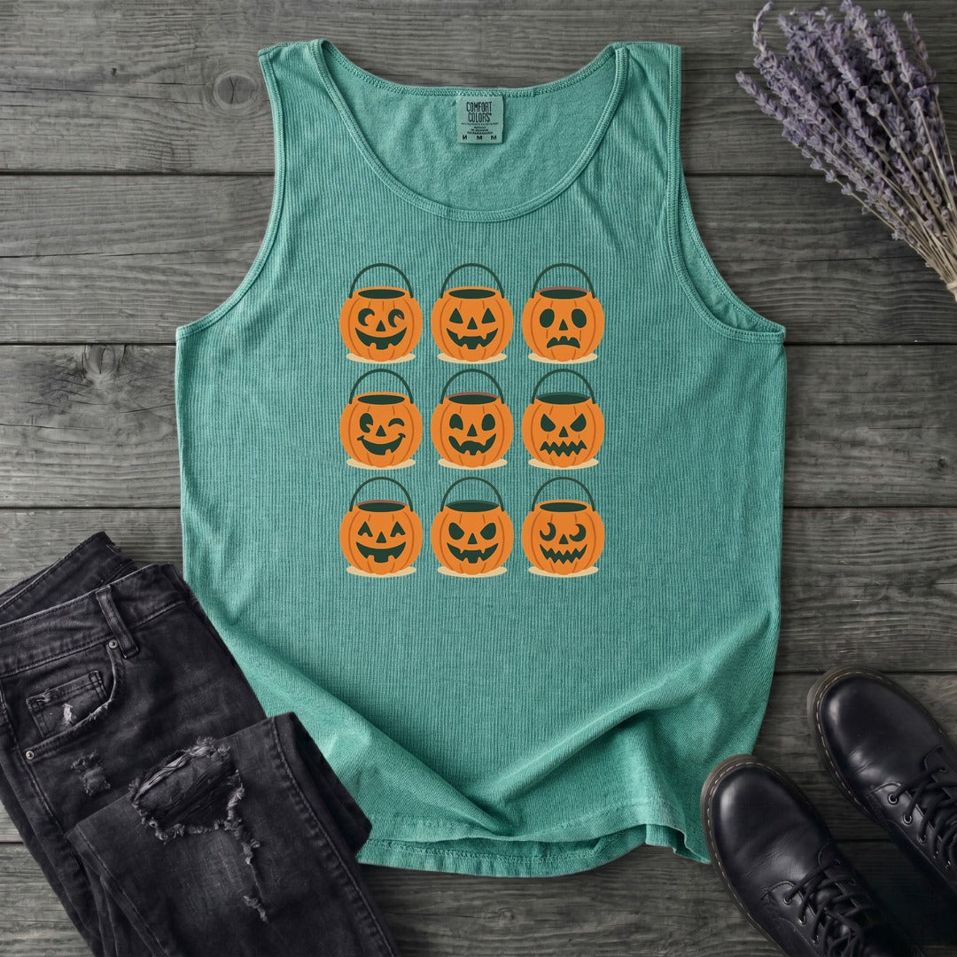 Bucket Grid Tank Top