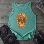 Candy Corn Skull Tank Top