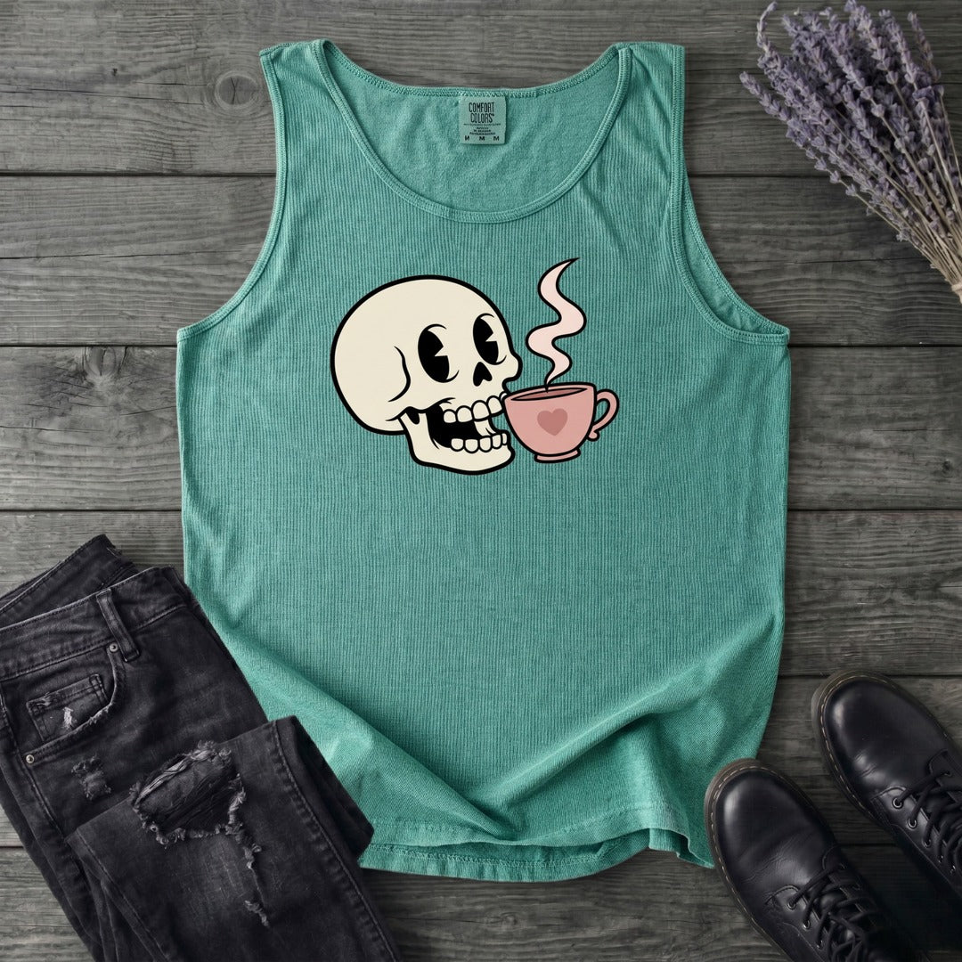 Skull Sip Tank Top