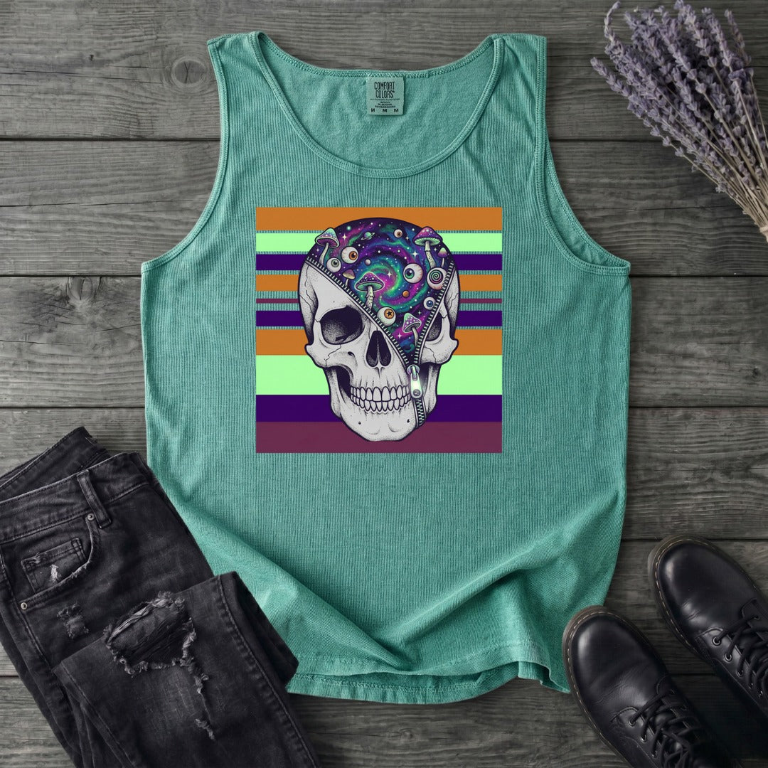 unzip your mind Tank Top