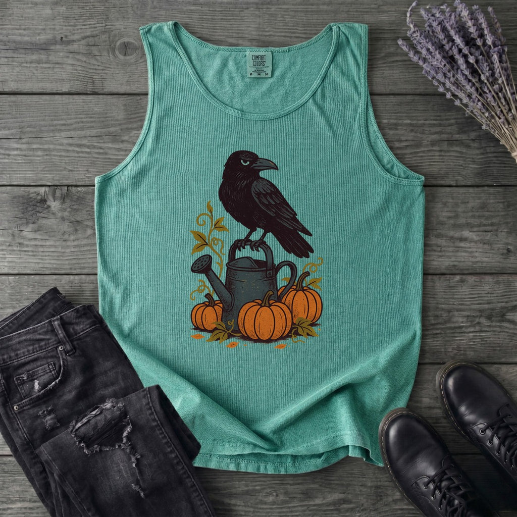 Raven Pumpkin Patch Tank Top