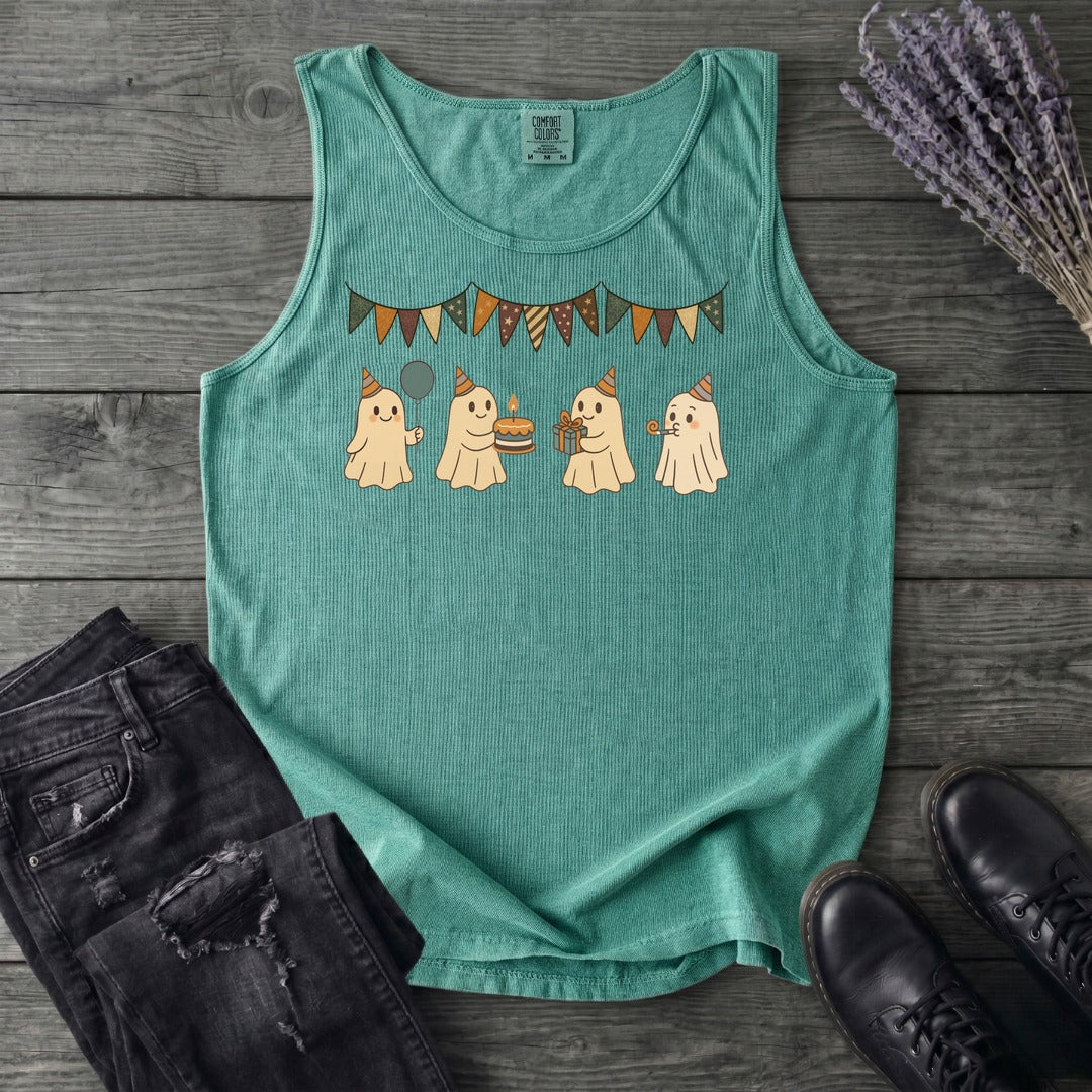 ghost birthday party Tank Top