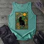 stained glass garden cat Tank Top