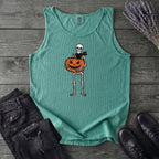 Skeleton Jack O Lantern Tank Top