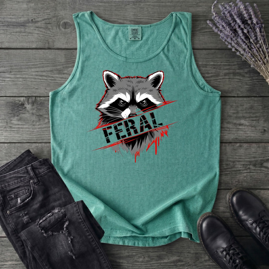 Feral Stencil Tank Top