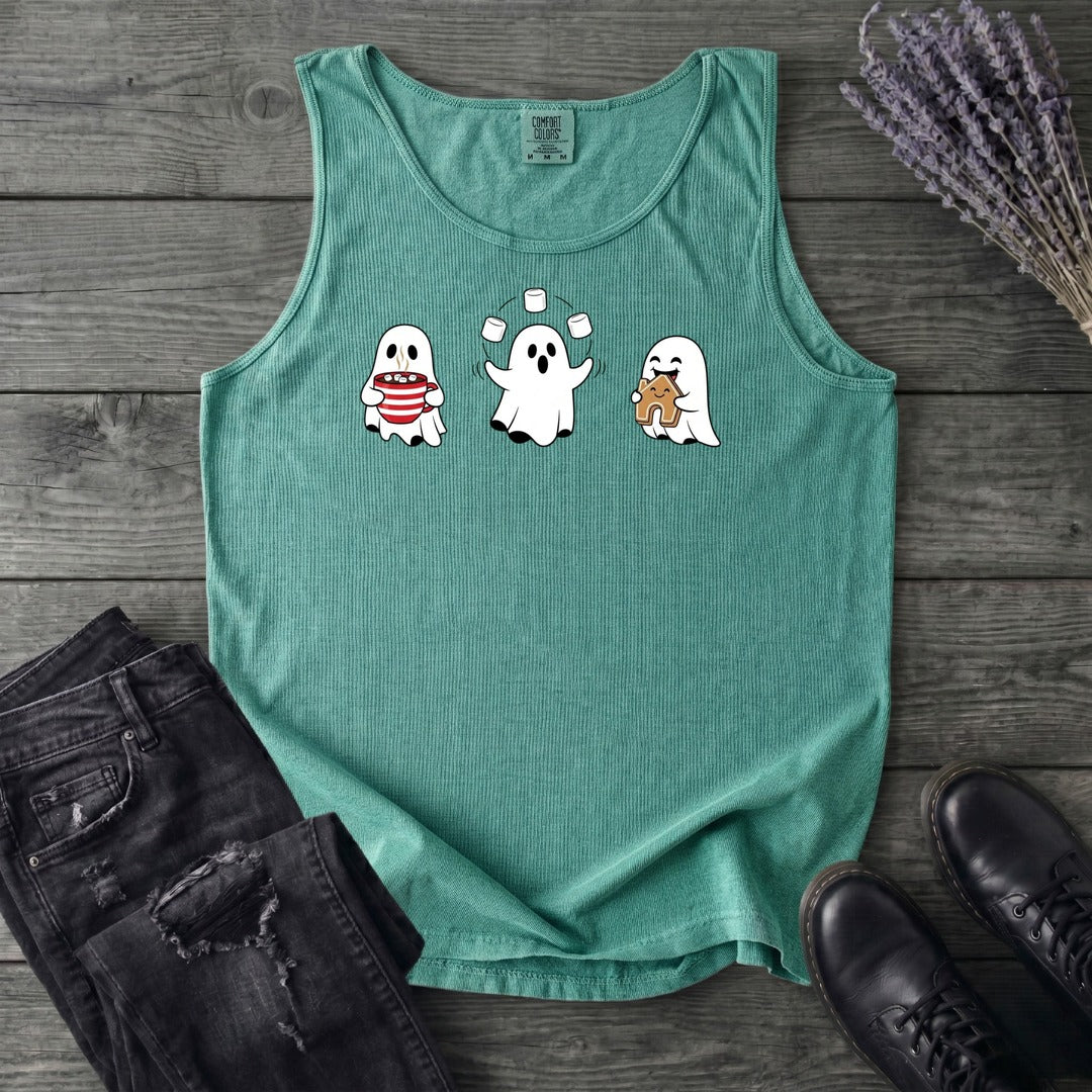 Hot Cocoa Ghosts Tank Top