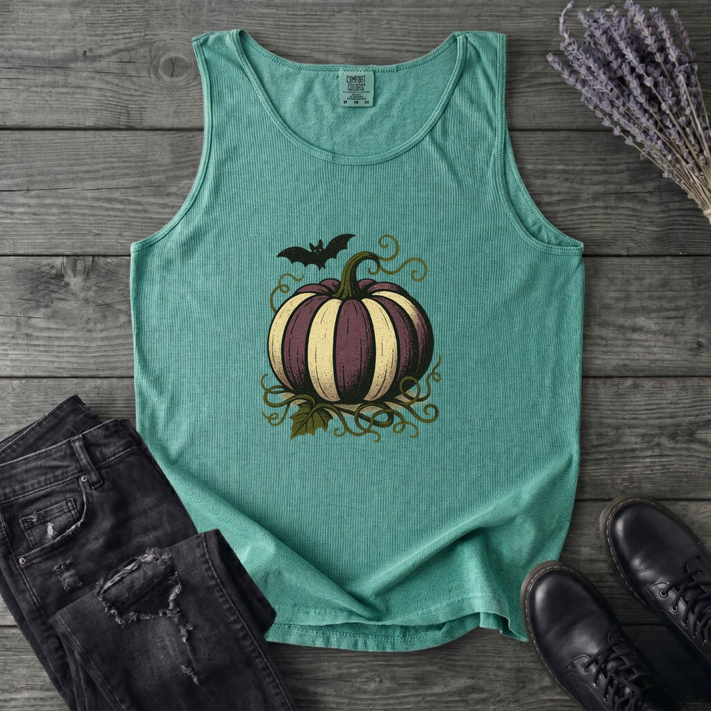 Striped Pumpkin Tank Top