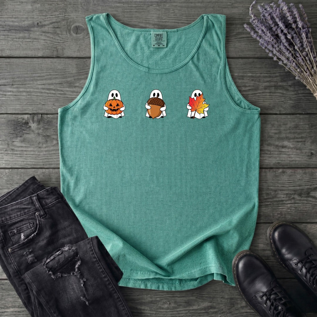 Ghosts Autumn Icons Tank Top