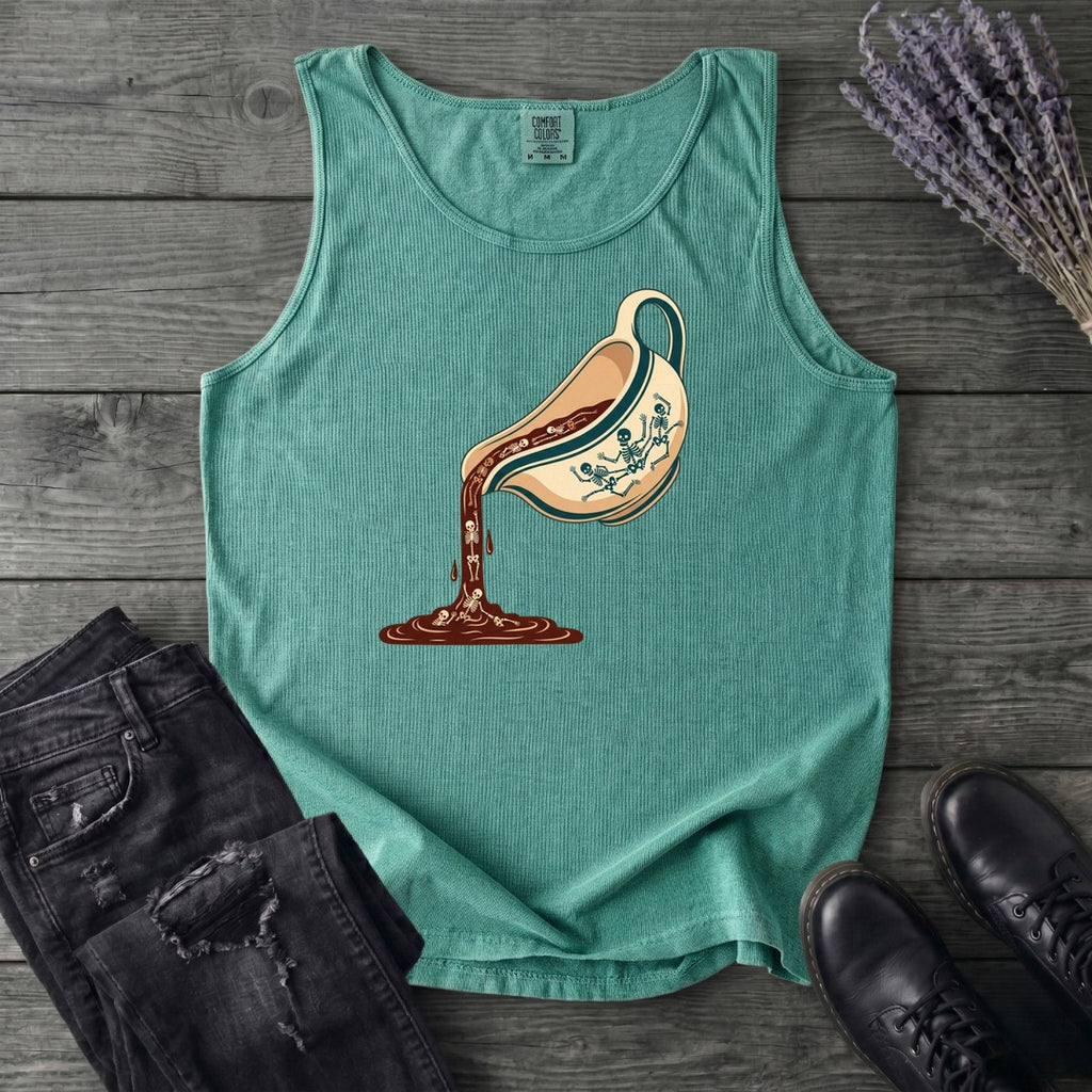 Skeleton Gravy Boat Tank Top