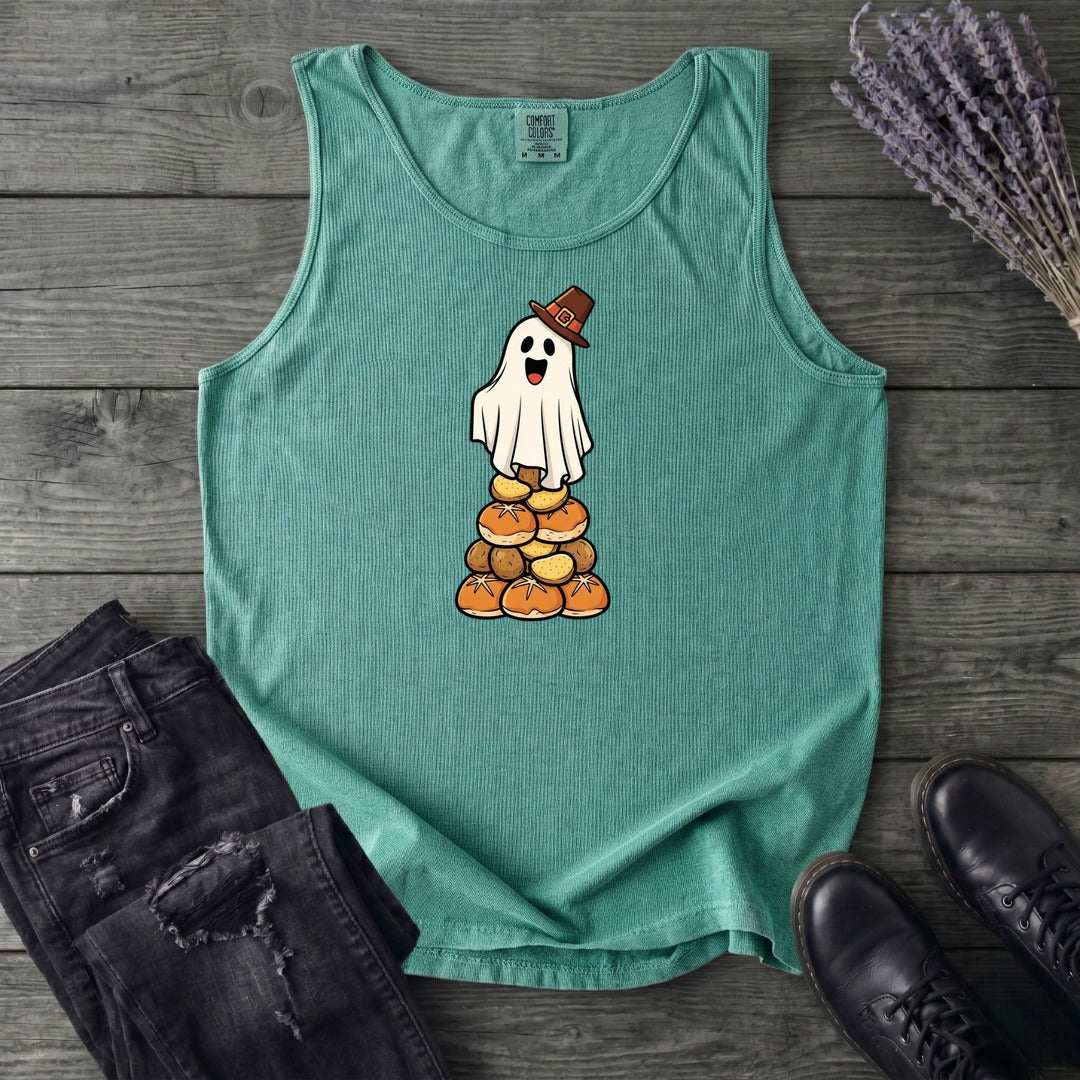 Stacked Bread Pilgrim Ghost Tank Top