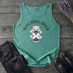 Witching Hour Raccoon Hourglass Tank Top