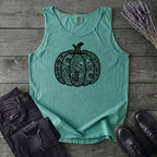 Linocut Pumpkin Tank Top