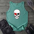 Heart Eye Skull Tank Top