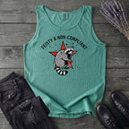 feisty non compliant raccoon Tank Top