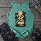 Here Lies My Motivation Tank Top