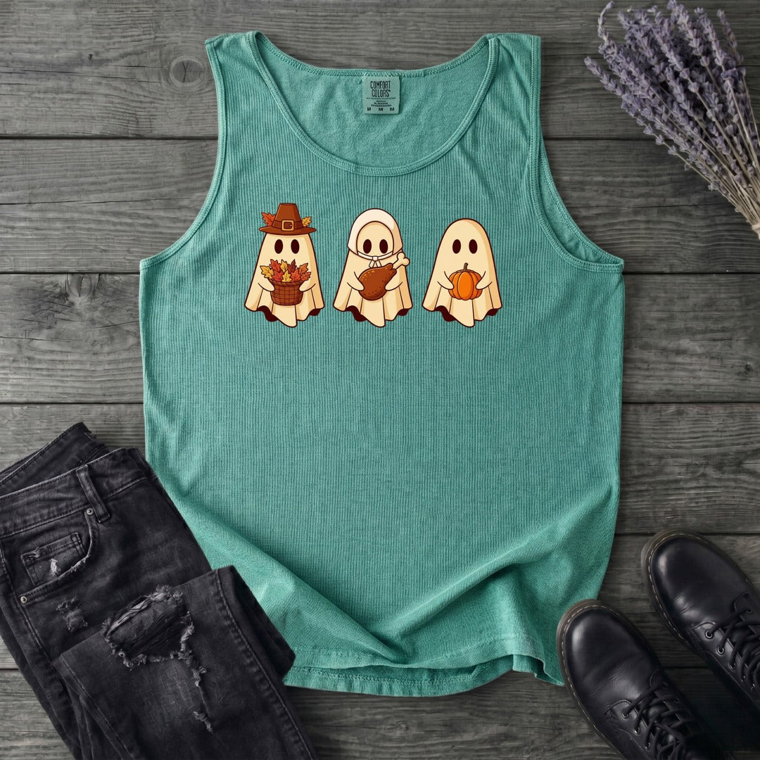 Thanksgiving Ghosts Tank Top