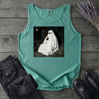 sheet ghost iced coffee curb meme Tank Top