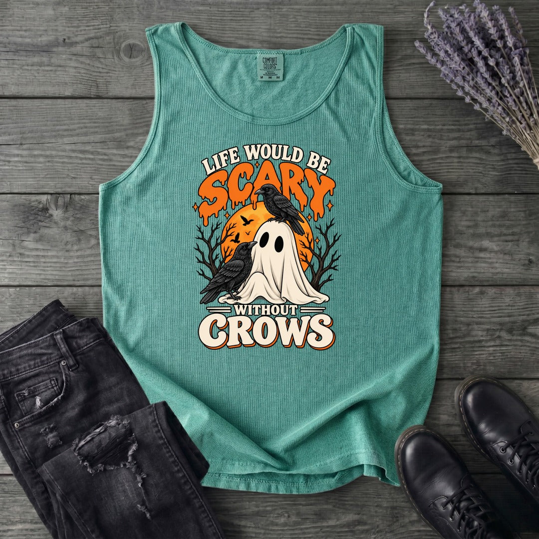 Life Would Be Scary Without Crows Tank Top