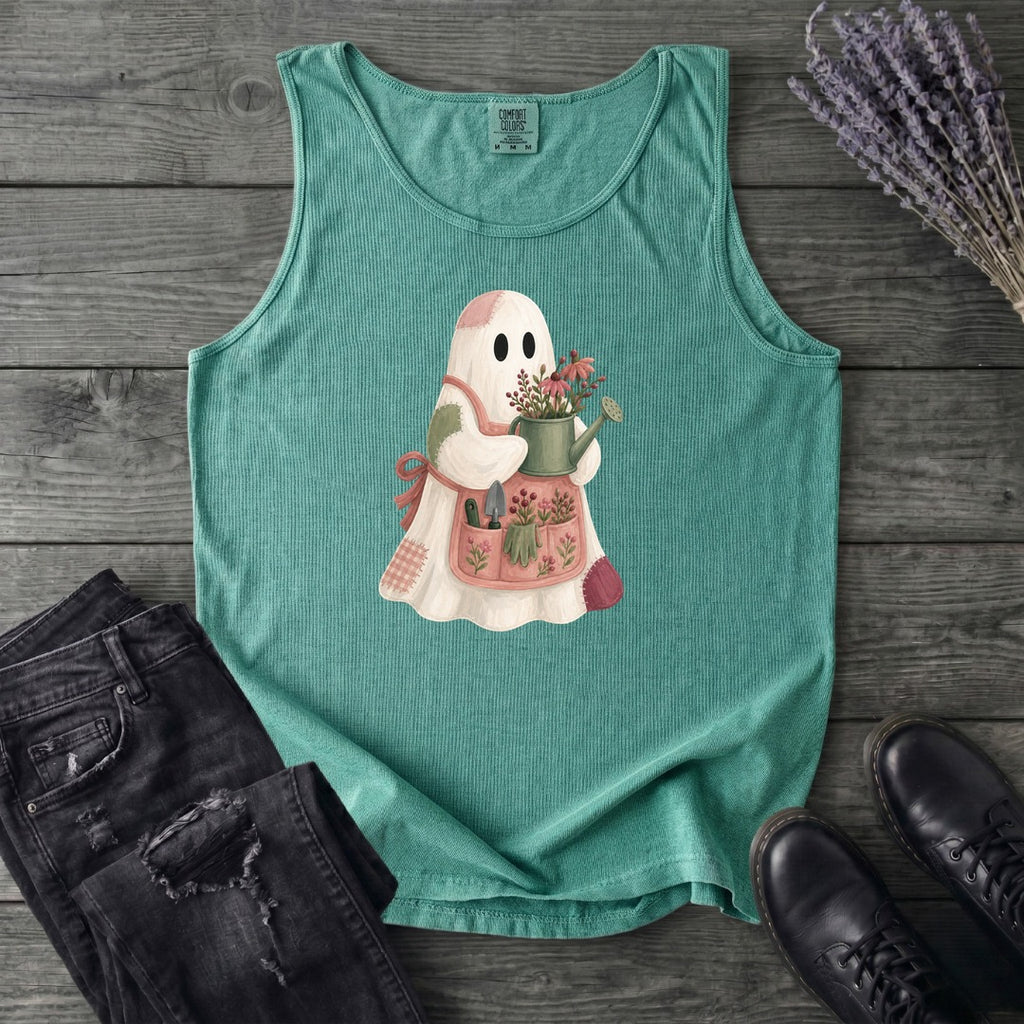 Patchwork Garden Ghost Tank Top