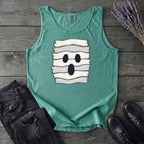 Fabric Strip Ghost Tank Top