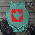 Grunge Stencil Ghost Tank Top