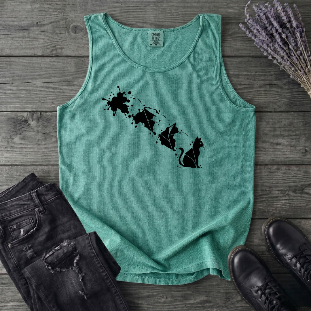 Inkblot Cat Tank Top