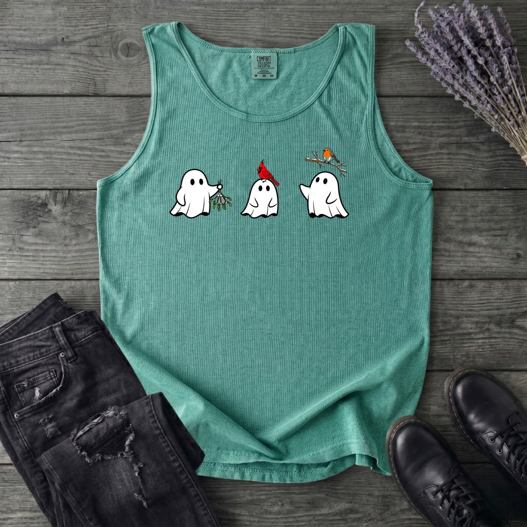 Ghosts With Birds Tank Top