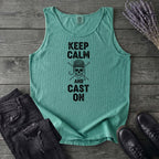 Keep Calm And Cast On Tank Top