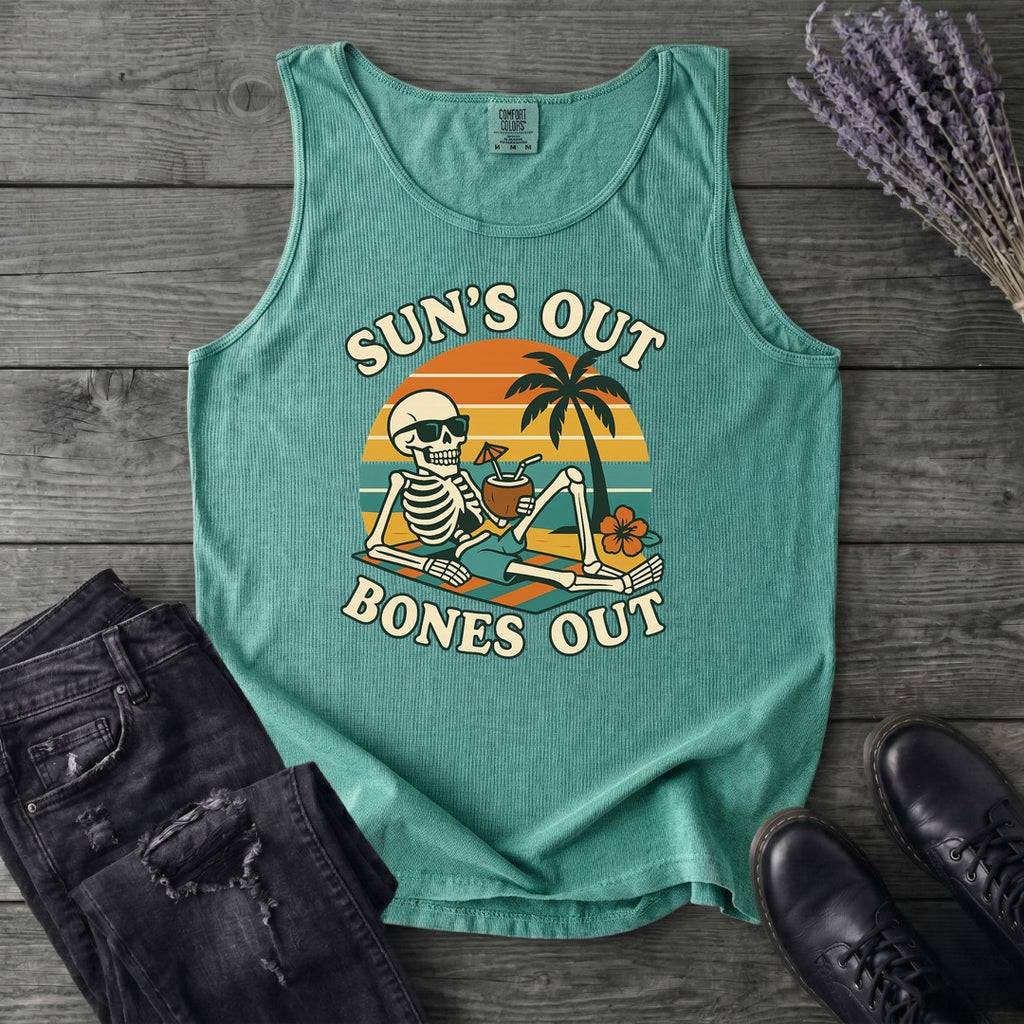 Suns Out Bones Out Tank Top