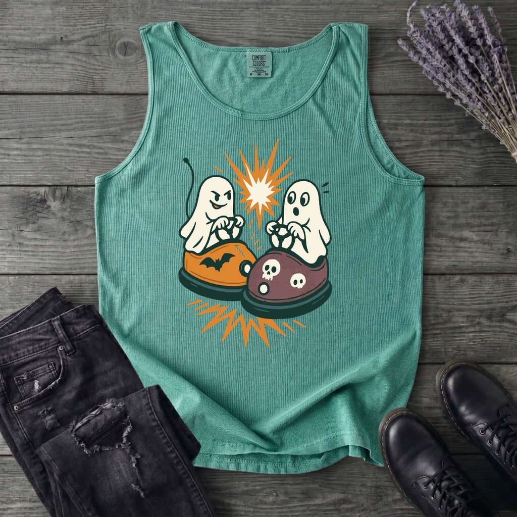 Ghost Bumper Cars Tank Top
