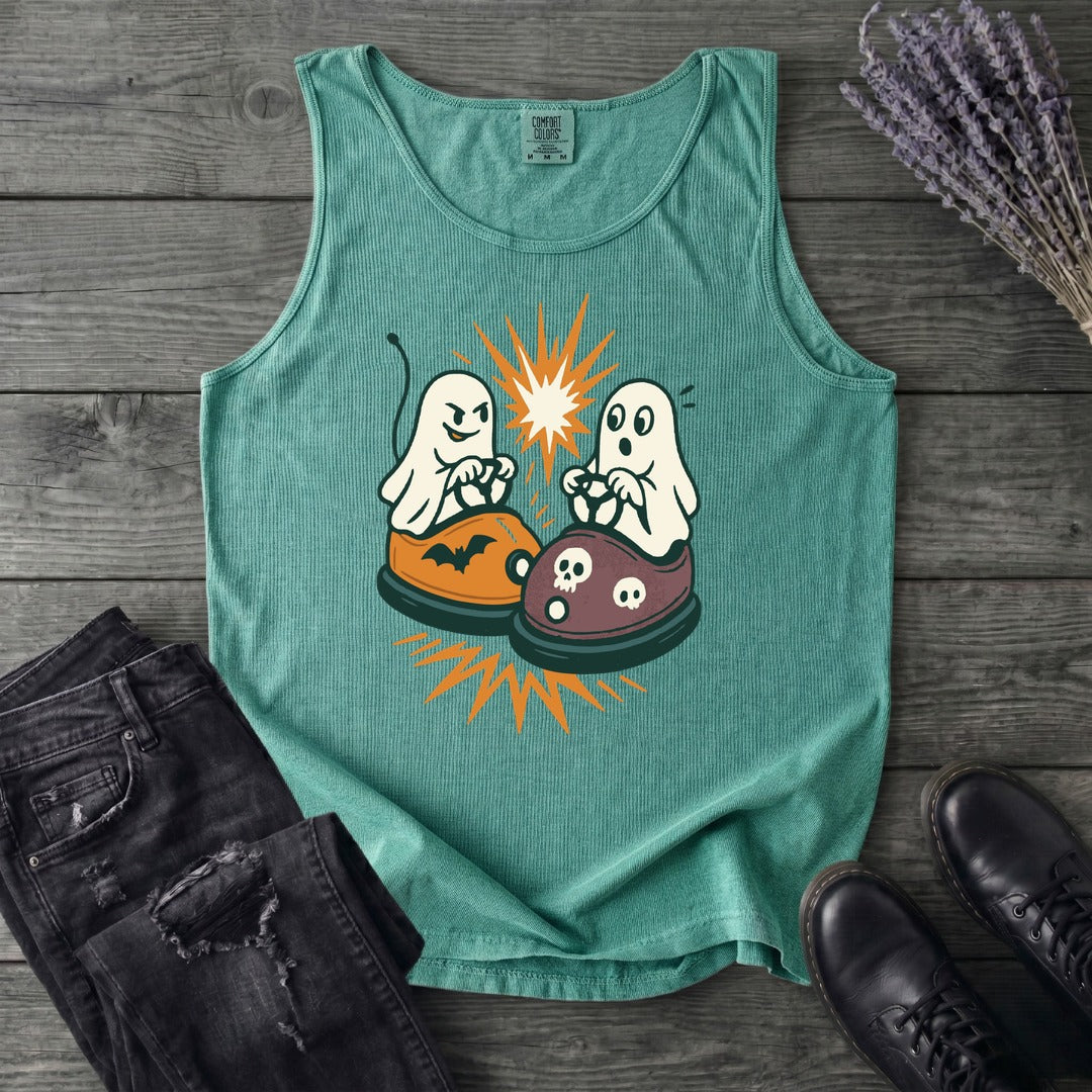 Ghost Bumper Cars Tank Top